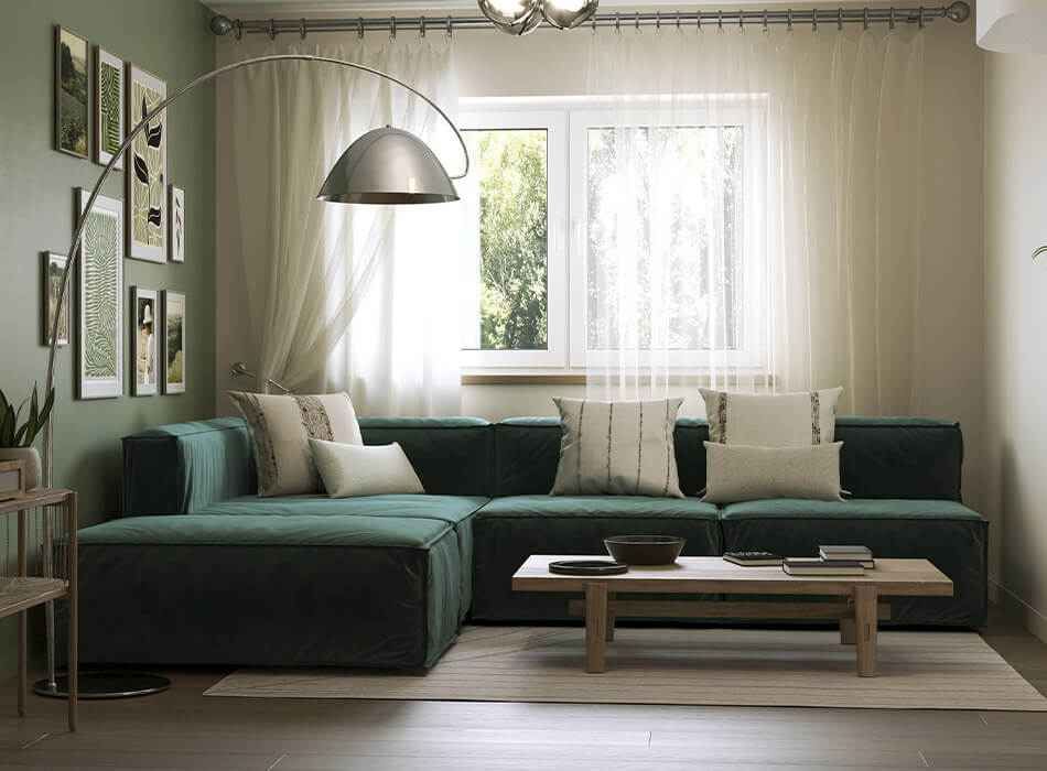 Модульний кутовий диван Chill без трансформації